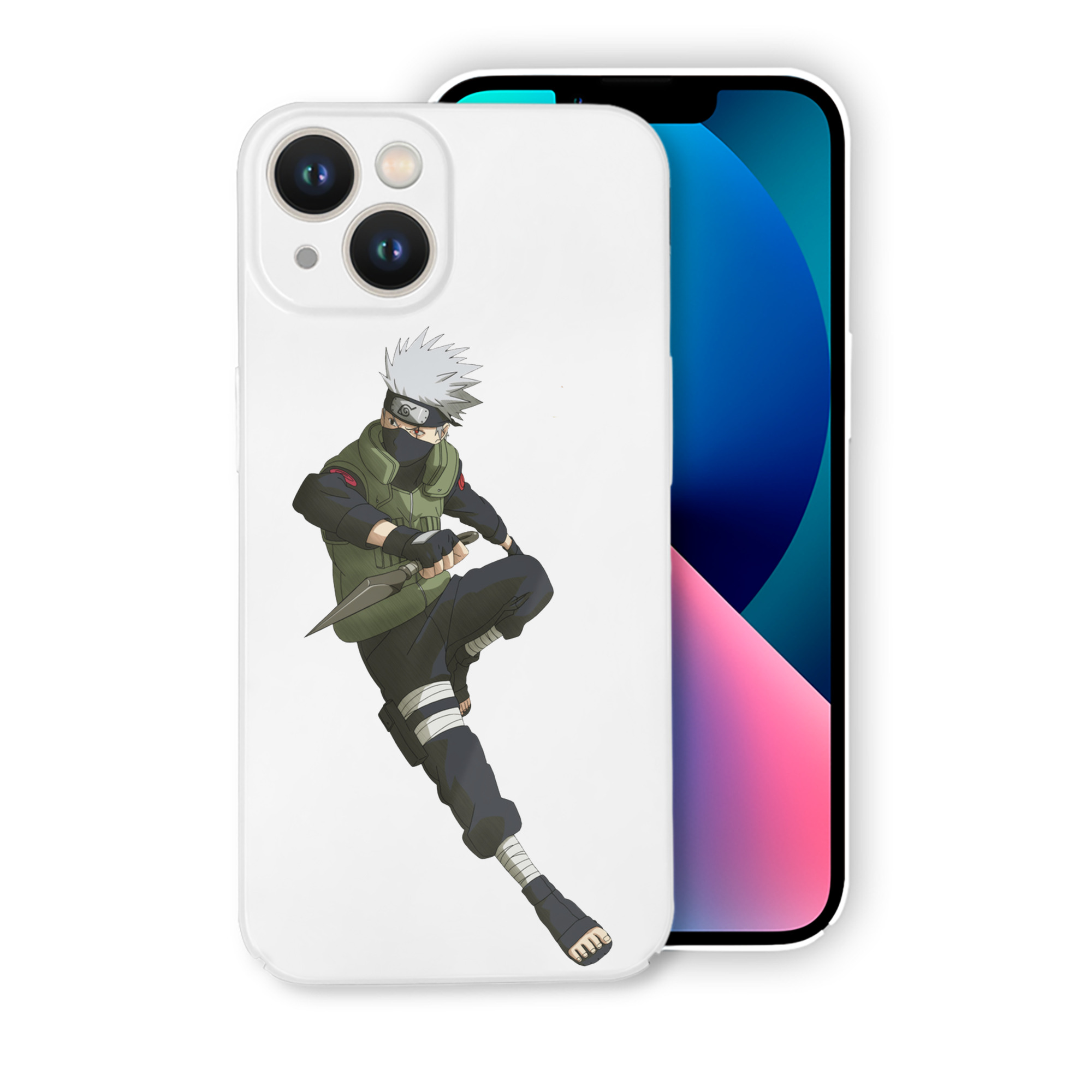 （画像用） NARUTO -ナルト- はたけ カカシ Hatake Kakashi 【iPhone 14シリーズ対応】ハードケース